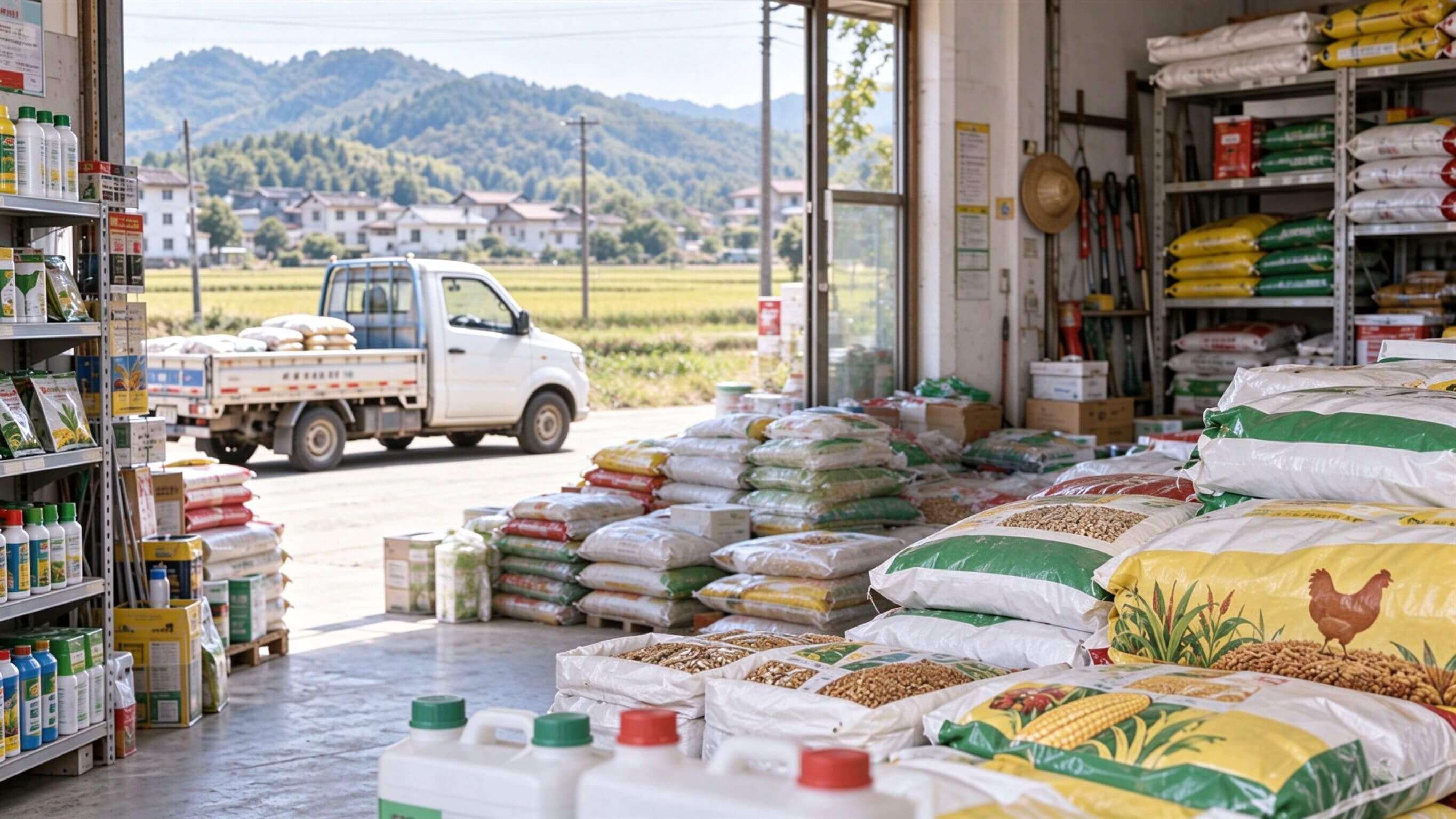 农资畜牧行业外勤人员拜访乡镇门店