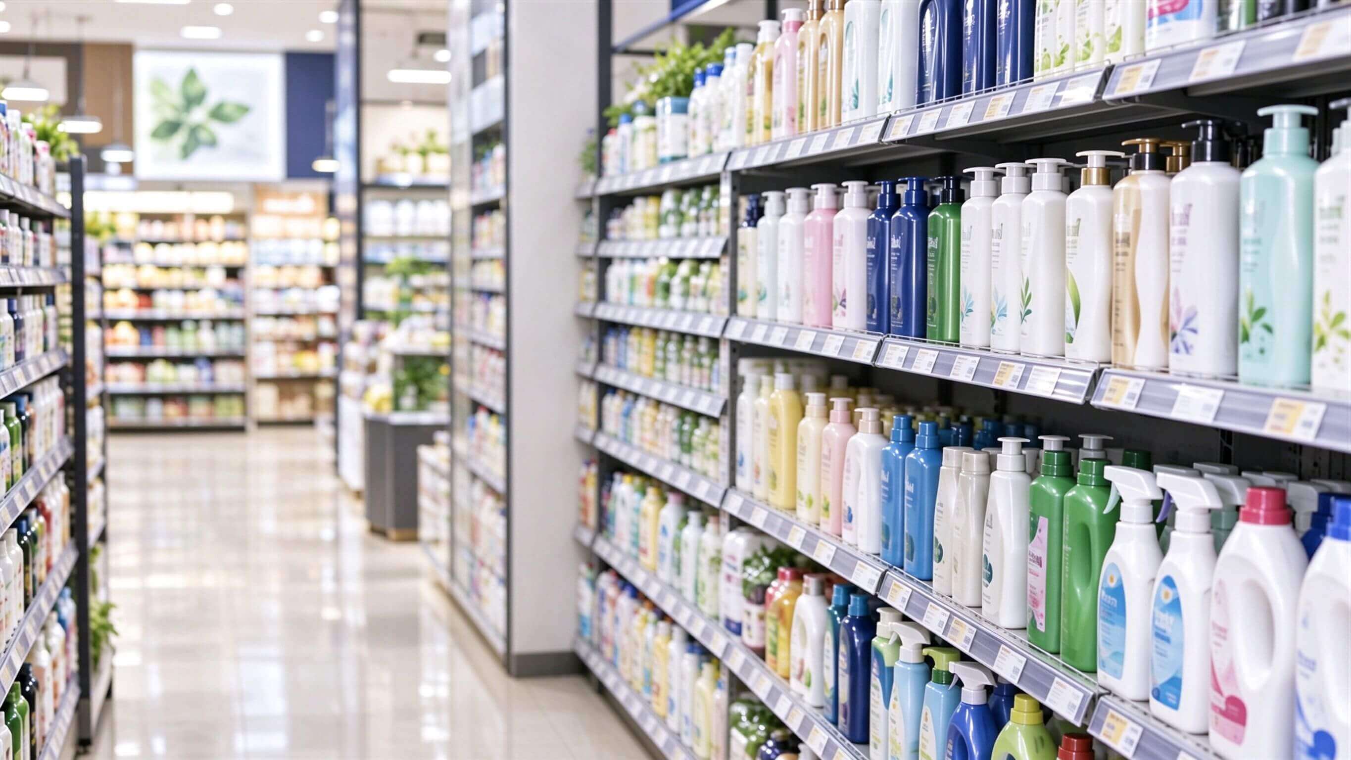 日化行业外勤人员检查商品陈列