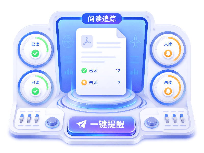 公告已读未读状态追踪与提醒示意